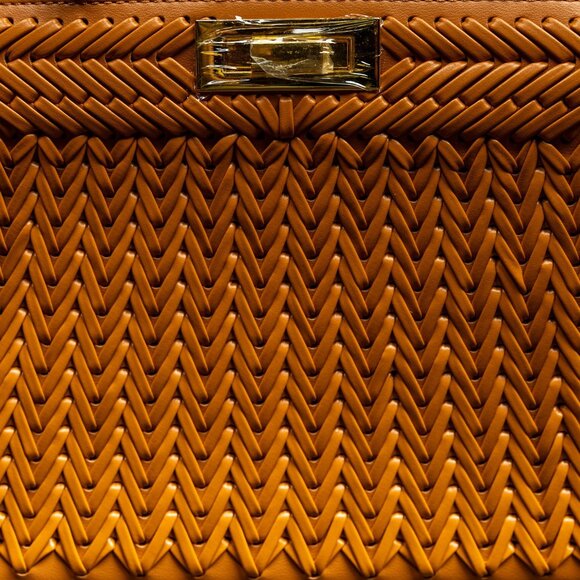 Verano Hill Dianne Woven Leather Handbag – Brown – NWOT - Picture 2 of 7